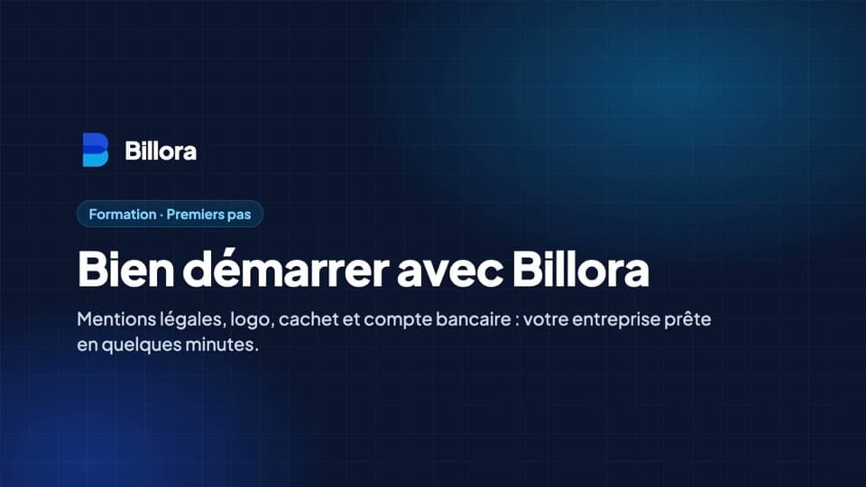Miniature de la vidéo « Bien démarrer avec Billora »